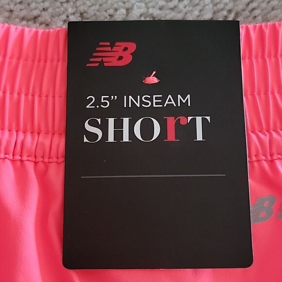 New Balance Accelerate Flouresent Pink 2.5" Running Athletic Shorts - Size Small - Picture 5 of 11